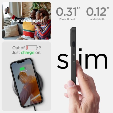Etui Spigen Ultra Hybrid na iPhone 14 - czarny mat Etui Spigen Ultra Hybrid na iPhone 14 - czarny mat
