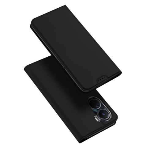 Dux Ducis Skin Pro etui Vivo Y16 / Y02s portfel kabura pokrowiec z klapką czarny Dux Ducis Skin Pro etui Vivo Y16 / Y02s portfel kabura pokrowiec z klapką czarny