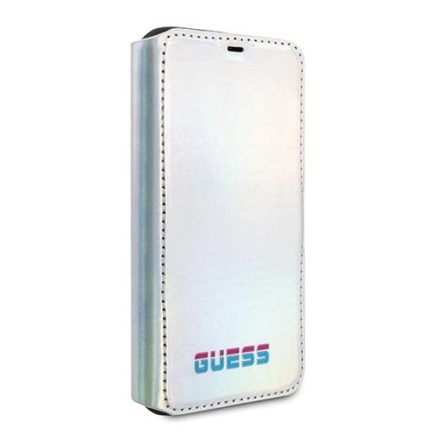 Etui Guess Iridescent na iPhone 11 Pro - srebrne Etui Guess Iridescent na iPhone 11 Pro - srebrne