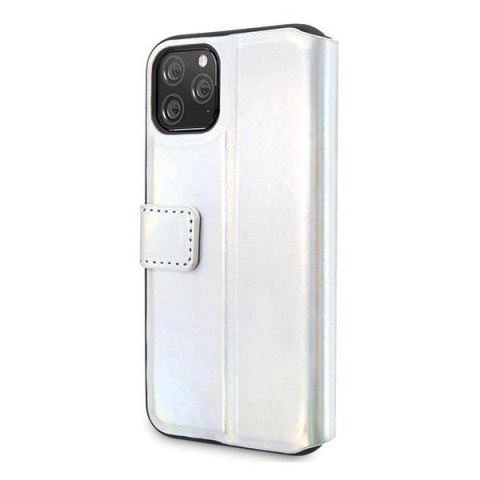 Etui Guess Iridescent na iPhone 11 Pro - srebrne Etui Guess Iridescent na iPhone 11 Pro - srebrne