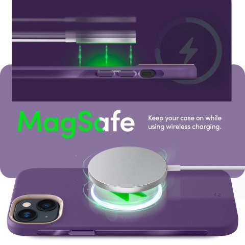 Etui Spigen Cyrill Ultra Color Mag z MagSafe na iPhone 14 Plus - fioletowe Etui Spigen Cyrill Ultra Color Mag z MagSafe na iPhone 14 Plus - fioletowe