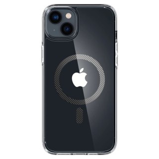 Etui Spigen Ultra Hybrid Mag z MagSafe na iPhone 14 Plus - przezroczysto-szare