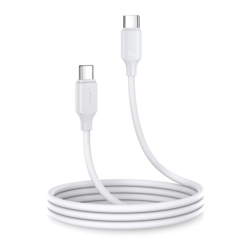 Kabel Joyroom Long-Lasting Series A9 USB-C / USB-C PD QC 60W 3A 1m - biały Kabel Joyroom Long-Lasting Series A9 USB-C / USB-C PD QC 60W 3A 1m - biały