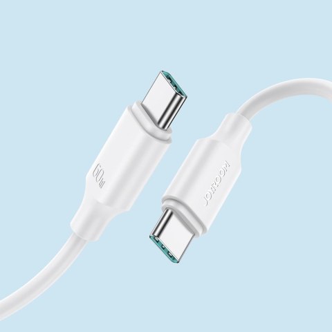 Kabel Joyroom Long-Lasting Series A9 USB-C / USB-C PD QC 60W 3A 1m - biały Kabel Joyroom Long-Lasting Series A9 USB-C / USB-C PD QC 60W 3A 1m - biały