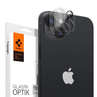 Osłona aparatu Spigen Optik.tR Camera Protector na iPhone 14 / 14 Plus - przezroczysta 2 szt.