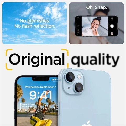 Osłona aparatu Spigen Optik.tR Camera Protector na iPhone 14 / 14 Plus - przezroczysta 2 szt. Osłona aparatu Spigen Optik.tR Camera Protector na iPhone 14 / 14 Plus - przezroczysta 2 szt.