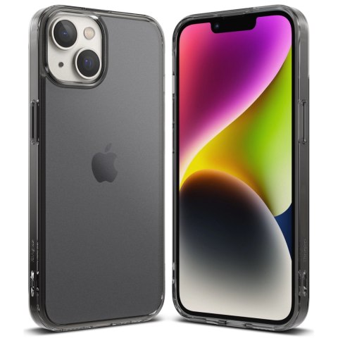 Ringke Fusion Matte etui iPhone 14 Plus pokrowiec z żelową ramką szary Ringke Fusion Matte etui iPhone 14 Plus pokrowiec z żelową ramką szary