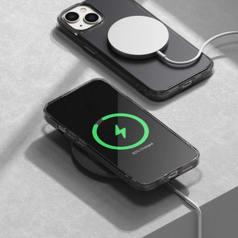 Ringke Fusion Matte etui iPhone 14 Plus pokrowiec z żelową ramką szary Ringke Fusion Matte etui iPhone 14 Plus pokrowiec z żelową ramką szary