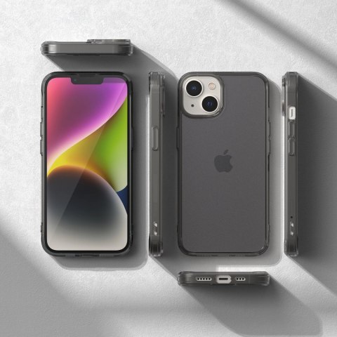 Ringke Fusion Matte etui iPhone 14 Plus pokrowiec z żelową ramką szary Ringke Fusion Matte etui iPhone 14 Plus pokrowiec z żelową ramką szary