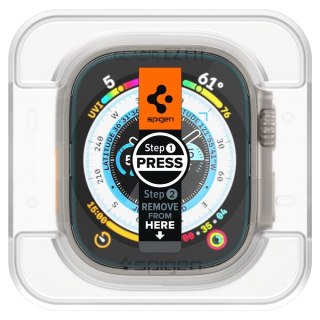 Szkło hartowane Spigen Glas.tR EZ Fit na Apple Watch Ultra (49 mm) - 2 szt.