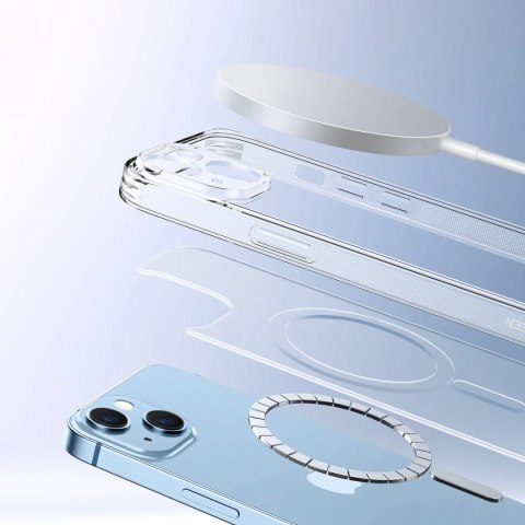 Ugreen LP642 Classy Clear Magnetic Protective Case żelowe magnetyczne etui do iPhone 14 Plus przezroczysty (kompatybilne z MagSa Ugreen LP642 Classy Clear Magnetic Protective Case żelowe magnetyczne etui do iPhone 14 Plus przezroczysty (kompatybilne z MagSa