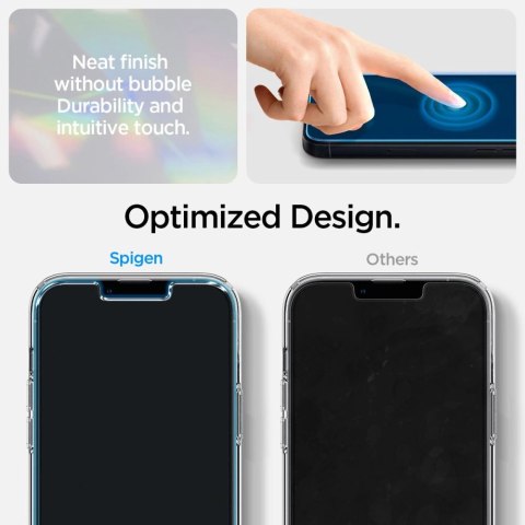 Zestaw etui Spigen Crystal i szkło hartowane na iPhone 14 Plus - przezroczyste Zestaw etui Spigen Crystal i szkło hartowane na iPhone 14 Plus - przezroczyste