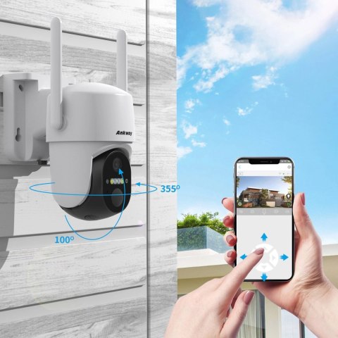 Choetech kamera WiFi z aplikacją sterującą Android/iOS + panel słoneczny 5W (ASC005) Choetech kamera WiFi z aplikacją sterującą Android/iOS + panel słoneczny 5W (ASC005)
