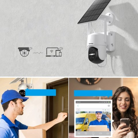 Choetech kamera WiFi z aplikacją sterującą Android/iOS + panel słoneczny 5W (ASC005) Choetech kamera WiFi z aplikacją sterującą Android/iOS + panel słoneczny 5W (ASC005)