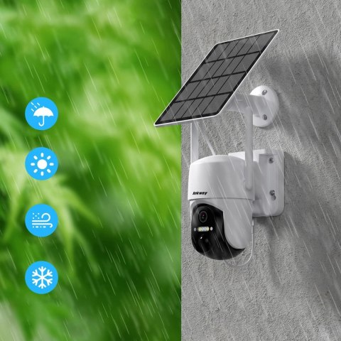 Choetech kamera WiFi z aplikacją sterującą Android/iOS + panel słoneczny 5W (ASC005) Choetech kamera WiFi z aplikacją sterującą Android/iOS + panel słoneczny 5W (ASC005)