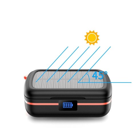 Choetech słuchawki bezprzewodowe TWS wodoodporne z panelem słonecznym i wbudowanym powerbankiem 2500mAh czarny (BH-T05) Choetech słuchawki bezprzewodowe TWS wodoodporne z panelem słonecznym i wbudowanym powerbankiem 2500mAh czarny (BH-T05)