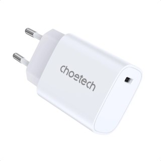 Choetech zestaw ładowarek sieciowych Q5004 20W PD iPhone 12/13 biały (2szt.)
