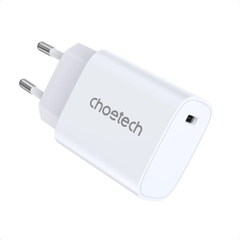 Choetech zestaw ładowarek sieciowych Q5004 20W PD iPhone 12/13 biały (2szt.) Choetech zestaw ładowarek sieciowych Q5004 20W PD iPhone 12/13 biały (2szt.)