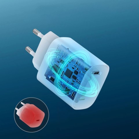 Choetech zestaw ładowarek sieciowych Q5004 20W PD iPhone 12/13 biały (2szt.) Choetech zestaw ładowarek sieciowych Q5004 20W PD iPhone 12/13 biały (2szt.)