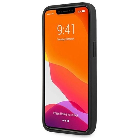 Etui AMG Leather Hot Stamped na iPhone 14 Pro Max - czarne Etui AMG Leather Hot Stamped na iPhone 14 Pro Max - czarne