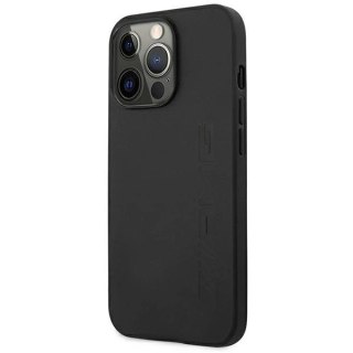 Etui AMG Leather Hot Stamped na iPhone 14 Pro - czarne
