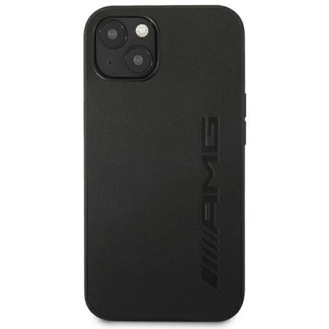 Etui AMG Leather Hot Stamped na iPhone 14 - czarne