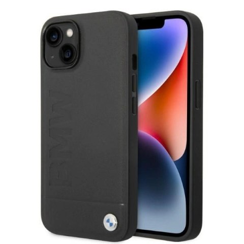 Etui BMW Signature Logo Imprint MagSafe na iPhone 14 Plus - czarne Etui BMW Signature Logo Imprint MagSafe na iPhone 14 Plus - czarne