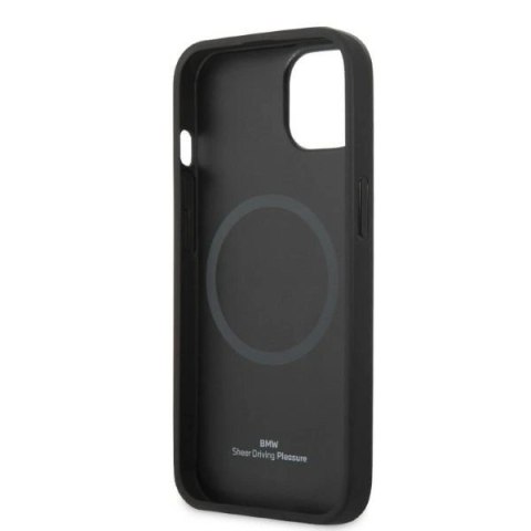 Etui BMW Signature Logo Imprint MagSafe na iPhone 14 Plus - czarne Etui BMW Signature Logo Imprint MagSafe na iPhone 14 Plus - czarne