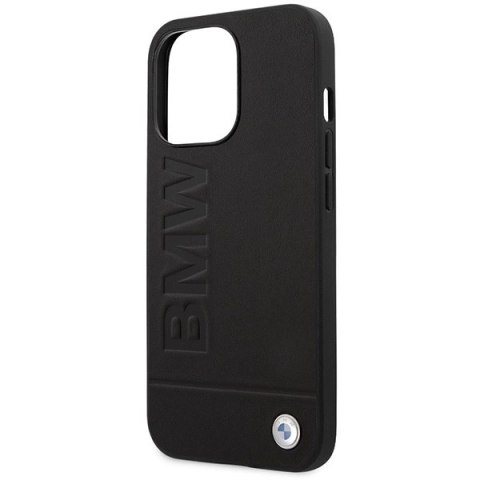 Etui BMW Signature Logo Imprint MagSafe na iPhone 14 Pro - czarne
