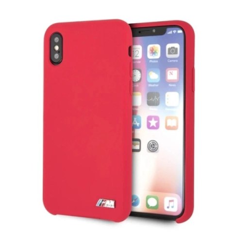 Etui BMW Silicone M Collection na iPhone X / Xs - czerwone Etui BMW Silicone M Collection na iPhone X / Xs - czerwone