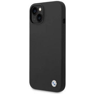 Etui BMW Silicone Metal Logo na iPhone 14 - czarne