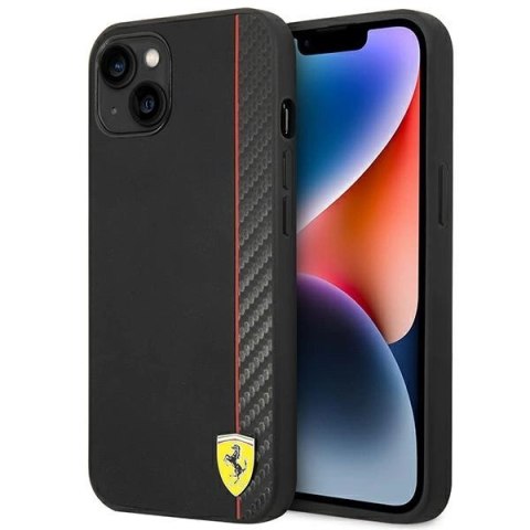 Etui Ferrari Carbon na iPhone 14 Plus - czarne Etui Ferrari Carbon na iPhone 14 Plus - czarne