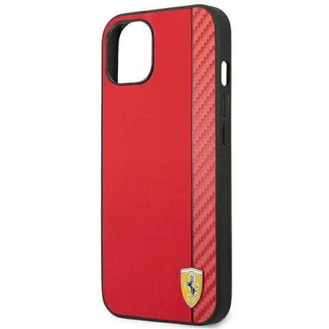 Etui Ferrari Carbon na iPhone 14 Plus - czerwone Etui Ferrari Carbon na iPhone 14 Plus - czerwone