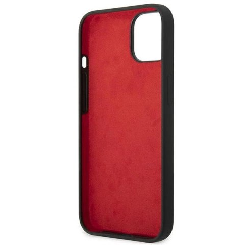 Etui Ferrari Silicone Metal Logo na iPhone 14 - czarne