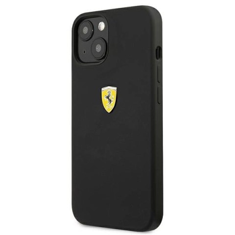 Etui Ferrari Silicone na iPhone 13 - czarne