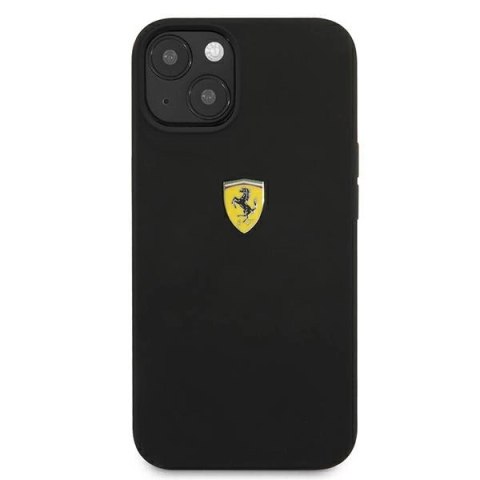 Etui Ferrari Silicone na iPhone 13 - czarne