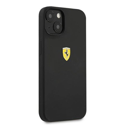 Etui Ferrari Silicone na iPhone 13 - czarne
