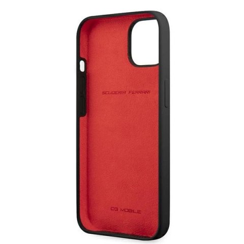 Etui Ferrari Silicone na iPhone 13 - czarne