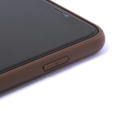 Etui Guess 4G Big Metal Logo na iPhone 11 / Xr - brązowe