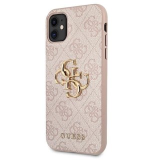 Etui Guess 4G Big Metal Logo na iPhone 11 / Xr - różowe