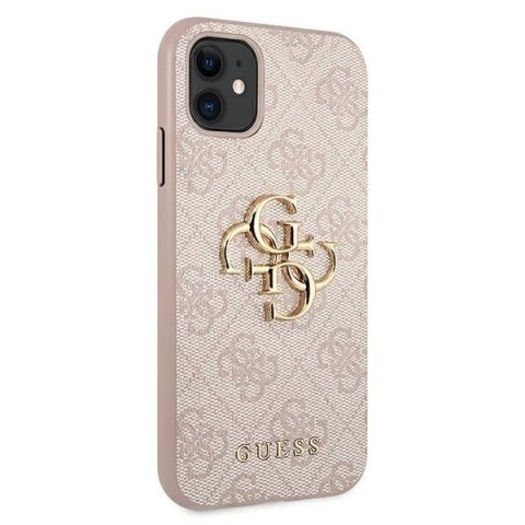 Etui Guess 4G Big Metal Logo na iPhone 11 / Xr - różowe