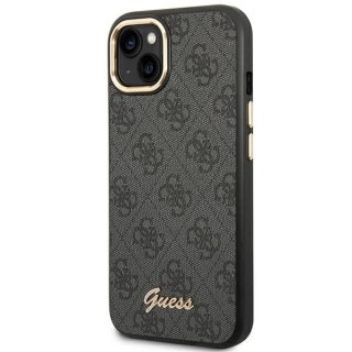 Etui Guess 4G Vintage Gold Logo na iPhone 14 Plus - czarne