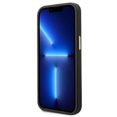 Etui Guess Croco Collection na iPhone 14 Pro 6,1" - czarne