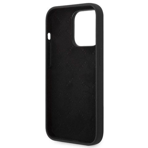 Guess GUHCP14LSLTGK iPhone 14 Pro 6,1" czarny/black hardcase Silicone Triangle