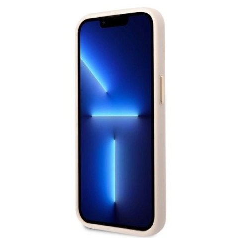 Etui Guess 4G Logo Plate MagSafe na iPhone 13 Pro / iPhone 13 - różowe