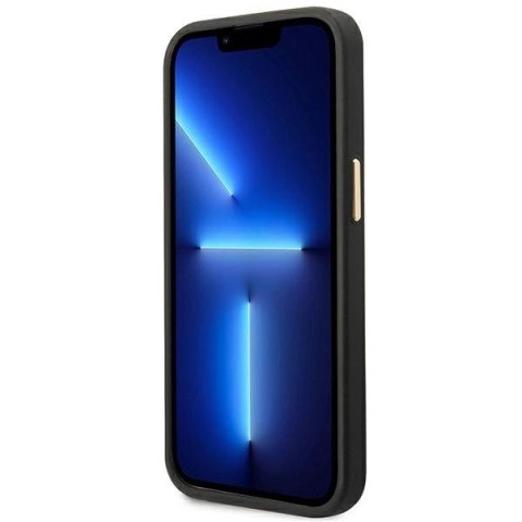 Etui Guess 4G Vintage Gold Logo na iPhone 14 Plus - czarne