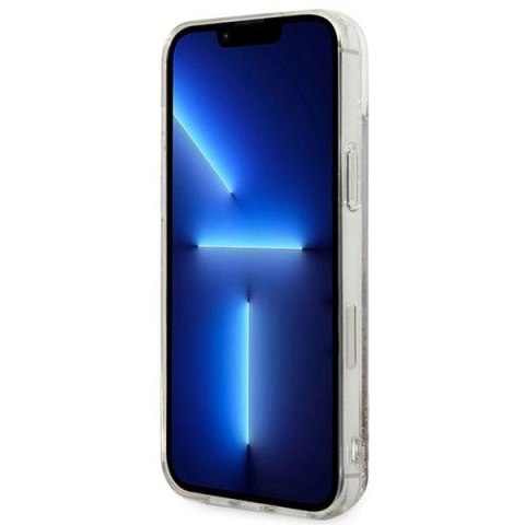 Etui Guess Glitter Charms na iPhone 14 Plus - złote