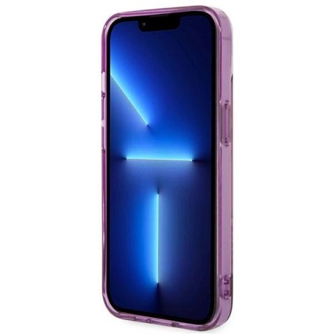 Etui Guess Jungle Collection na iPhone 14 Plus - różowe