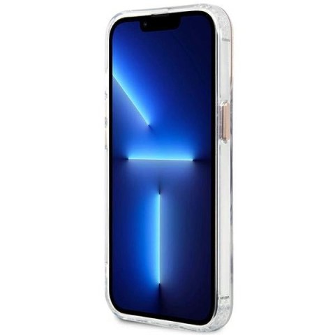 Etui Guess Metal Outline MagSafe na iPhone 13 Pro / iPhone 13 - złote