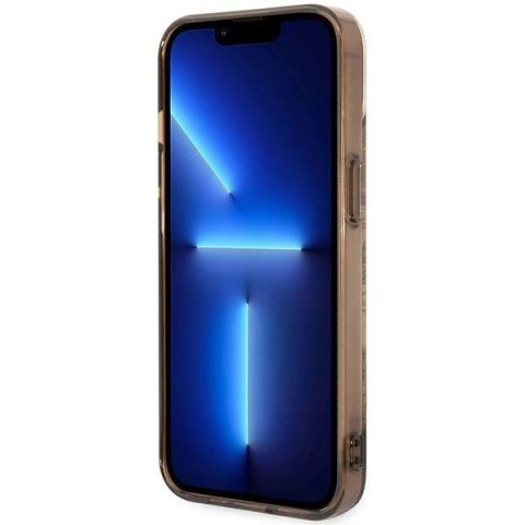 Etui Guess Porcelain Collection na iPhone 14 Plus - beżowe